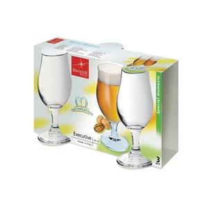 3x speciaalbier glazen - 375 ml - tulpvormige bierglazen