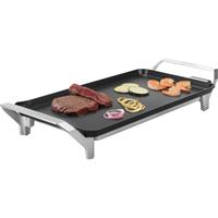 princess Table Chef Premium Elektro Grill mit manueller Temperatureinstellung Silber (matt), Schwarz