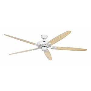 Deckenventilator CLASSIC ROYAL Rotorblatt-Ø 1800 mm Ahorn / Buche / Lack weiß