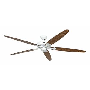 Deckenventilator CLASSIC ROYAL Rotorblatt-Ø 1800 mm Eiche antik / Nussbaum / Lack weiß