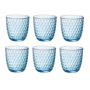 Bormioli Rocco Glazen Slot Blauw 290 Ml - 6 Stuks