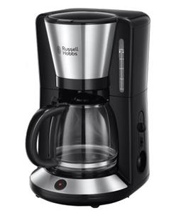 Russell Hobbs Filterkaffeemaschine Adventure 24010-56, 1,25l Kaffeekanne, Papierfilter 1x4, mit Glaskanne, 1100 Watt, Edelstahl gebürstet