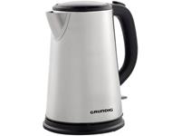 grundig Wasserkocher schnurlos Edelstahl, Schwarz
