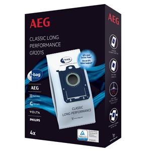 AEG GR201S Stofzuigerzak S-Bag Classic Long Performance 4st.