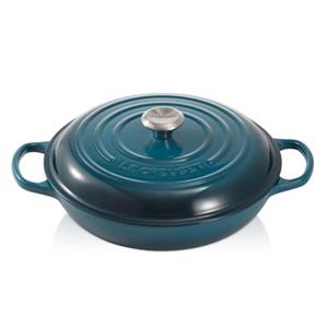 Le Creuset Gourmet-Profitopf "SIGNATURE DEEP TEAL", 30 cm, Deep Teal