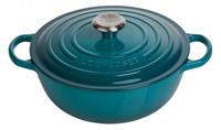 LE CREUSET - Signature - Marmite braadpan 26cm 5,30l Deep Teal