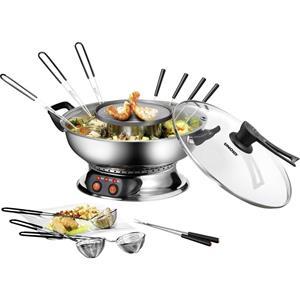 Unold Fondue Asia Fondue 48746 6 Fonduegabeln 2 Liter