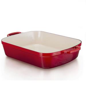 Le Creuset braadslede 6,6 liter 37 cm gietijzer kersrood