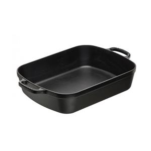 Le Creuset braadslede 6,6 liter 37 cm gietijzer mat zwart