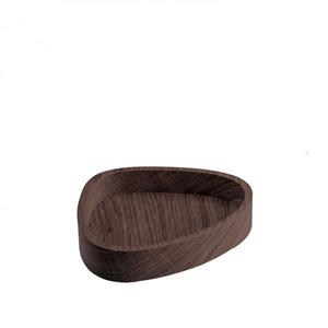 LIND DNA Schaal Hout Bruin - 12,5 cm x 14 cm