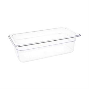 polycarbonaat bak transparant GN1/3 100mm