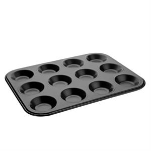 koolstofstalen antikleef bakvorm 12 mini-muffins