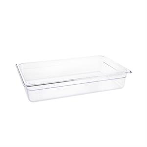 Vogue polycarbonaat bak transparant GN1/1 100mm