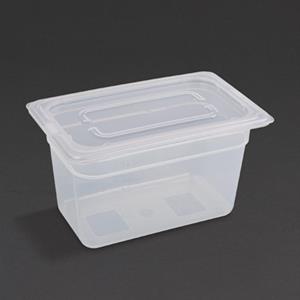 Vogue polypropyleen GN1/4 bak met deksel 15cm - 4