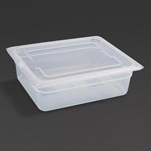 Vogue polypropyleen GN1/2 bak met deksel 10cm - 4