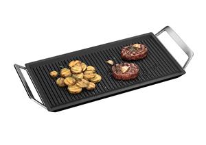 AEG A9HL33 Plancha Grillplaat 22x43x1.8 cm Gegoten Aluminium/Zwart