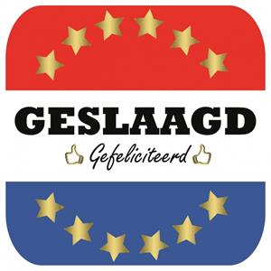 Bierviltjes geslaagd feestje 15 st