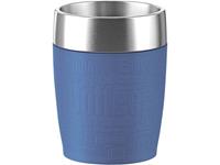 emsa Isolierbecher TRAVEL CUP, 0,20 L., Manschette blau