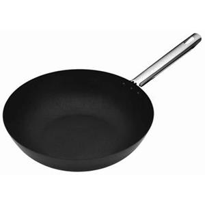 Carbonstalen wok, 30 cm - Professional