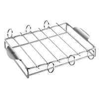 GEFU Groente- en kipgrill met 6 spiesen en houder