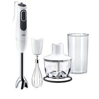 Braun Staafmixer MQ 3135 WH Sauce MultiQuick 3 met garde, 500 ml hakmolen en 600 ml mengbeker