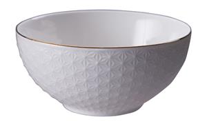 Wit/Goude Kom Ster - Nippon White - 15 x 7cm 550ml