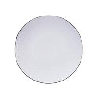 Wit/Goud Bord Ster - Nippon White - 19cm