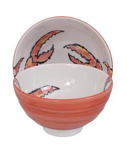 Rode kom - Seafood - 11.2 x 7.2cm 250ml