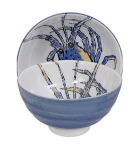 Blauwe kom - Seafood - 11.2 x 7.2cm 250ml