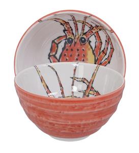 Rode kom - Seafood - 16 x 8.5cm 800ml