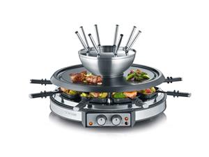 SEVERIN Raclette-Fondue Kombination RG 2348, 1900 Watt