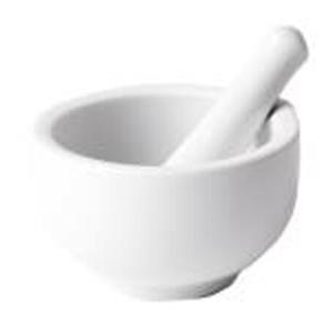 Vijzel Keramiek Dia 8 Cm Wit