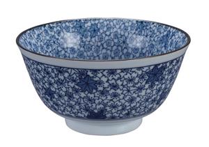 Blauw/Witte Kom - Mixed Bowls - 12.7 x 6.8cm 400ml