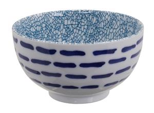 Blauw/Witte Kom - Mixed Bowls - 13.2 x 7.4cm 500ml