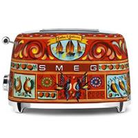 SMEG Dolce & Gabbana Broodrooster Sicily is my love Broodroosters, Aantal sleuven: 2, Aantal sleuven: 2, Jaren 50, Gedecoreerd/ Speciaal, Sicily is my love, Glanzend, Smeg & Dolce&Gabbana, Smeg & Dolc
