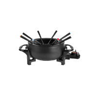 Tristar Fondue-Set 1000 W 1,5 L Mattschwarz Schwarz