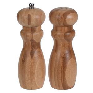 Peper/zout molen bamboe - 5,7x5,7x32 cm