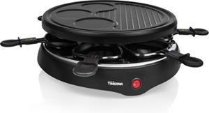 Tristar 6-Personen-Raclette-Grill 800 W 29 cm  Schwarz