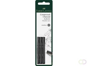 houtskool Faber-Castell Pitt Monochrome geperst M 3 stuks blister