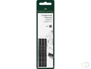 10 x Faber Castell Reißkohle Pitt monochrom soft auf Blisterkarte