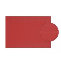 Placemat gevlochten rood 45 x 30 cm Rood