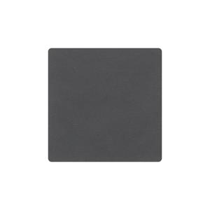 LIND DNA Untersetzer Leder Nupo Anthrazit 10 x 10 cm