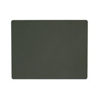 LIND DNA Placemat Leer Nupo Donkergroen 35 x 45 cm