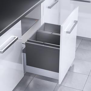 hailo 3631-68  Afvalemmer XT Inset Triple-XL 60 liter
