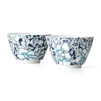 Bredemeijer Teebecher Yantai blau, Porzellan 2er-Set G022BP