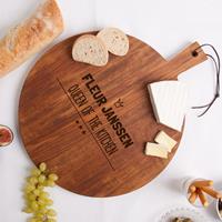 YourSurprise Houten serveerplank - Teak - Rond 