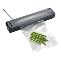 Severin FS 3601 Compact Vacuum Sealer "Stop" Function Ultra Compact One Touch 100 W Black FS 3601