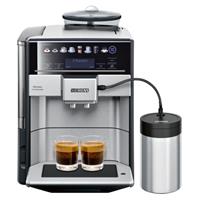 Siemens EQ.6 plus extraKlasse (TE657F03DE) Kaffeevollautomat Edelstahl Ihre persönliche Welt des Kaffees beginnt auf dem Display der EQ.6 plus. Auf Wunsch auch für zwei Cappuccino gleichzeit