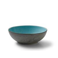 BITZ F & H Salatschale Bitz 30cm grau/hellblau