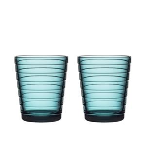 Iittala Aino Aalto Glazen 22 cl zeeblauw , per 2